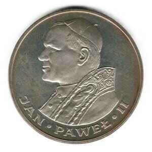 1983 Poland 1000 zlotych Pope John Paul II SILVER coin
